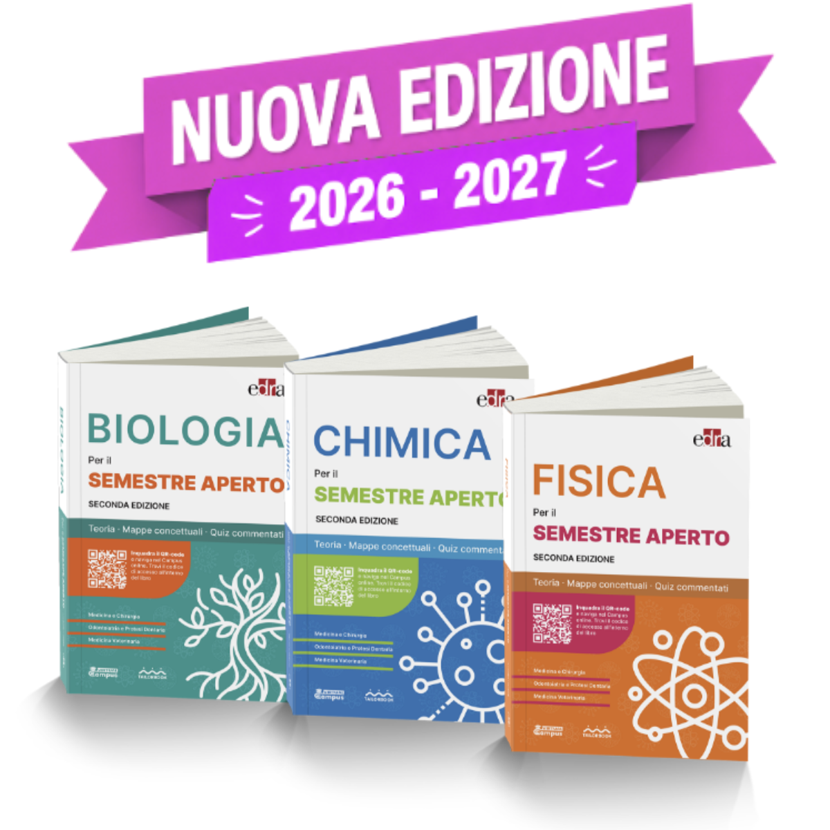 Kit Semestre Aperto 2026 2027 - Biologia Chimica Fisica