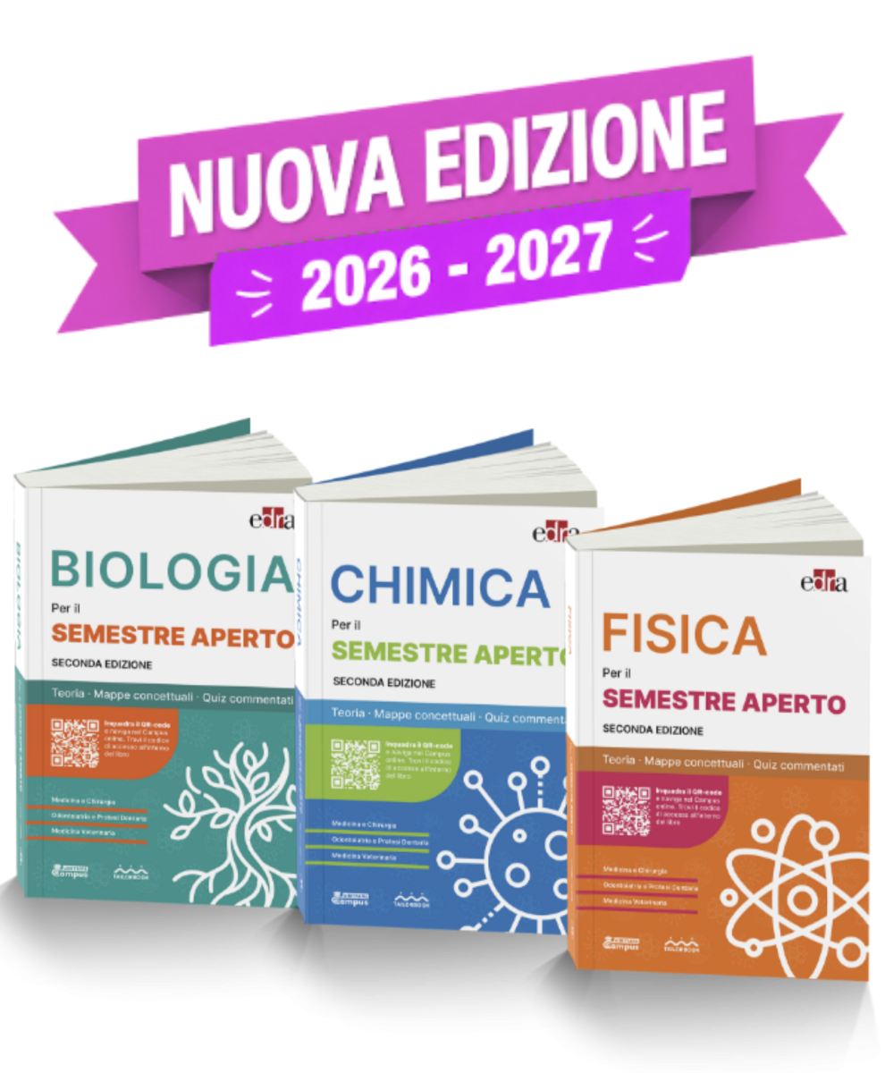 Kit Semestre Aperto 2026 2027 - Biologia Chimica Fisica